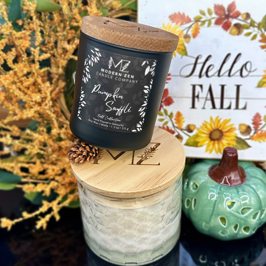 Pumpkin Soufflé Wood Wick Soy Candle