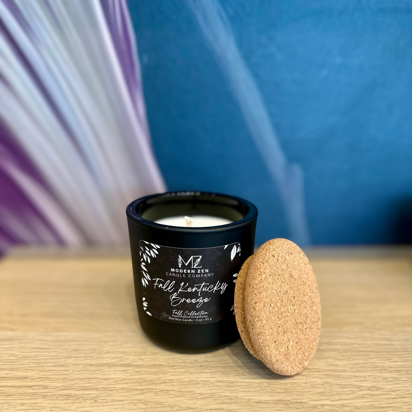 Mini Fall Kentucky Breeze Soy Candle – Long-Lasting Fall Scent