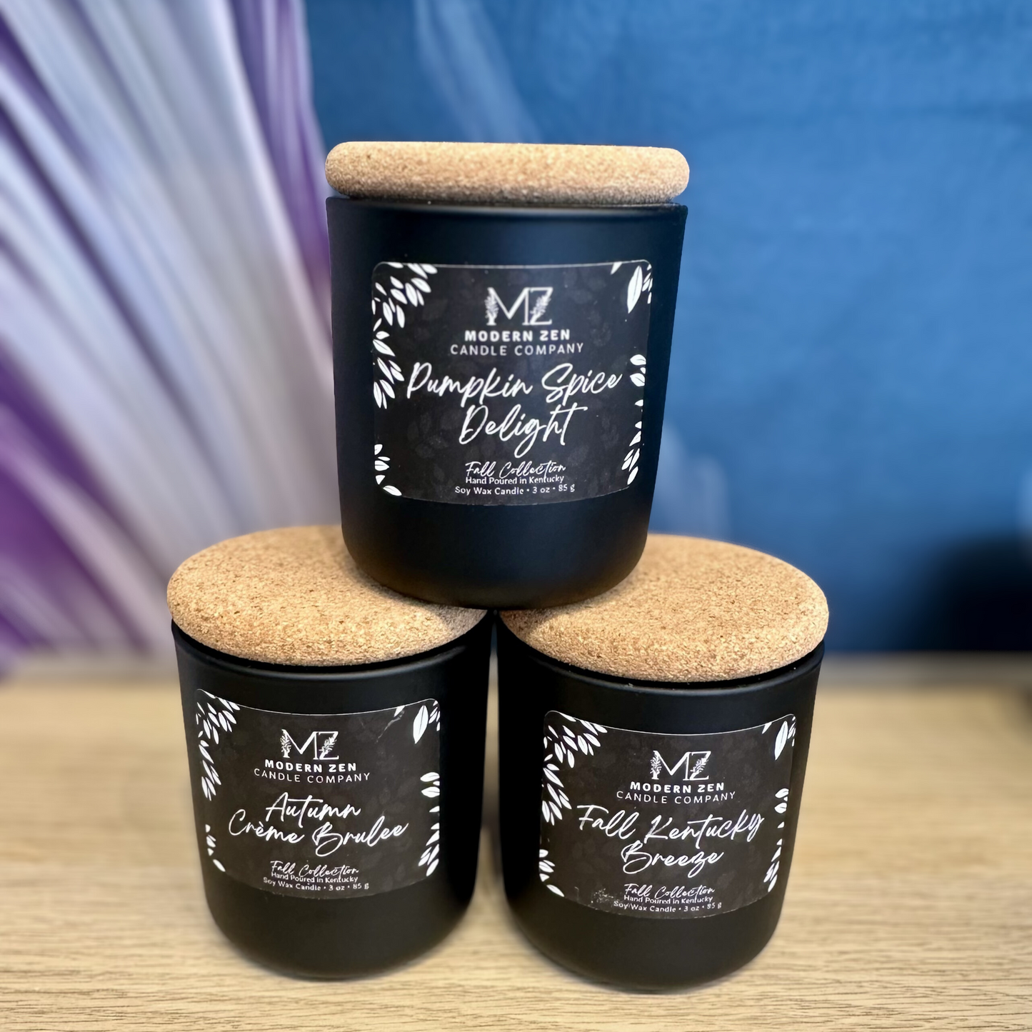 Mini Fall Kentucky Breeze Soy Candle – Long-Lasting Fall Scent
