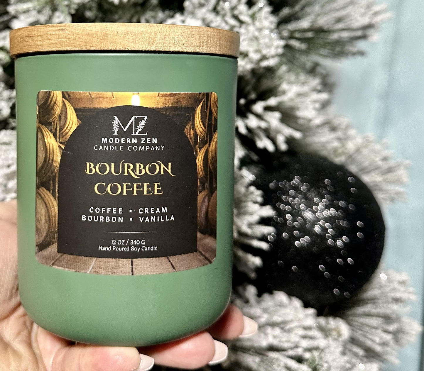 Bourbon Coffee Wood Wick Candle