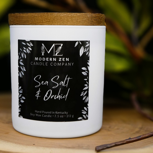 Sea Salt & Orchid Soy Candle
