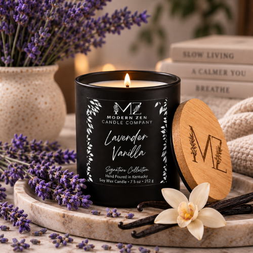 Lavender Vanilla Soy Candle