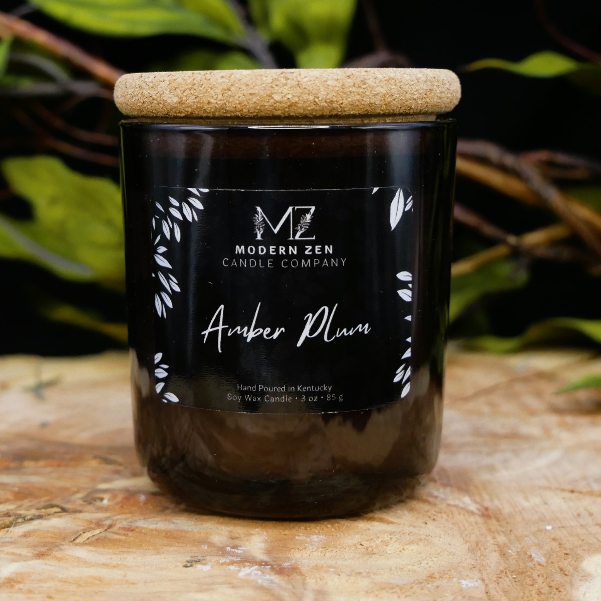 Mini Candle - Amber Plum