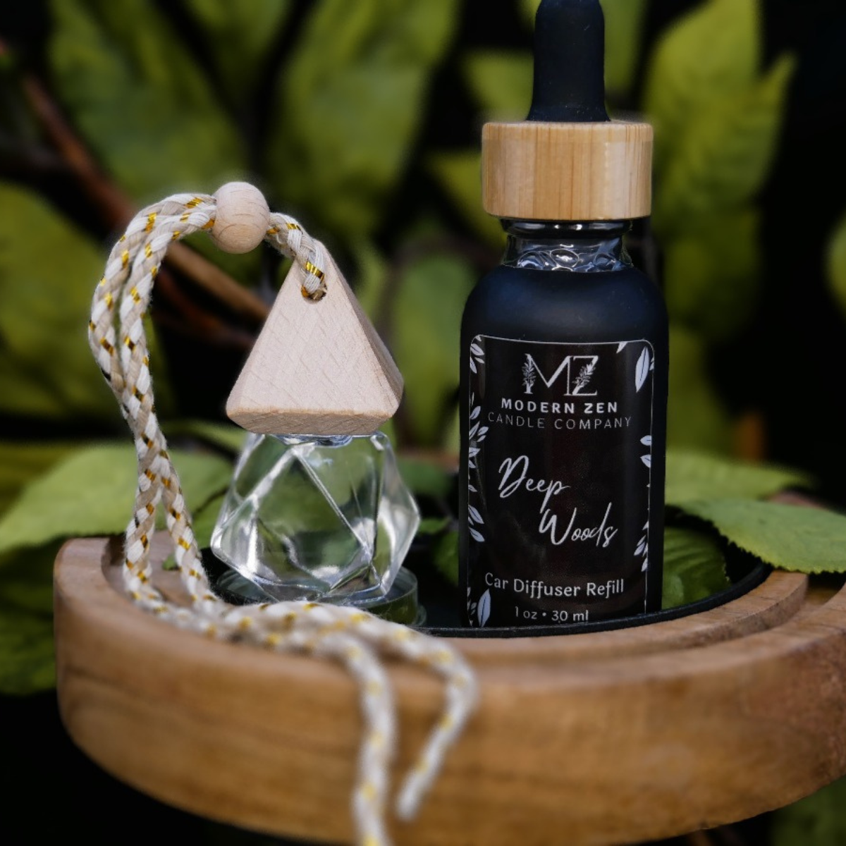 Deep Woods Car Diffuser Oil + Refill Set