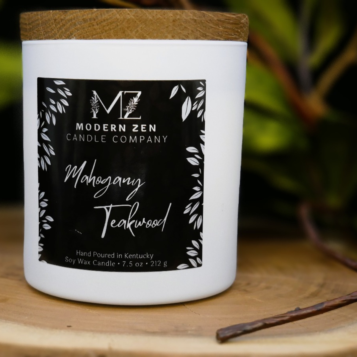 Mahogany Teakwood Soy Candle
