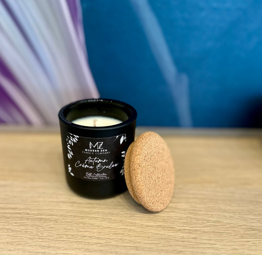 Autumn Crème Brulee Mini Candle – 3 oz | Limited Edition Fall Scent
