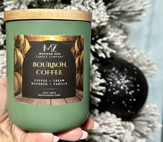 Bourbon Coffee Wood Wick Candle