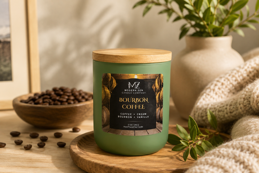 Bourbon Coffee Wood Wick Candle
