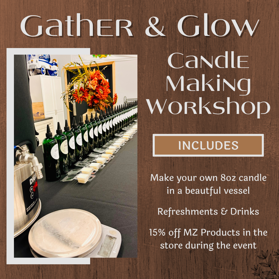 Gather & Glow Candle Making Workshop