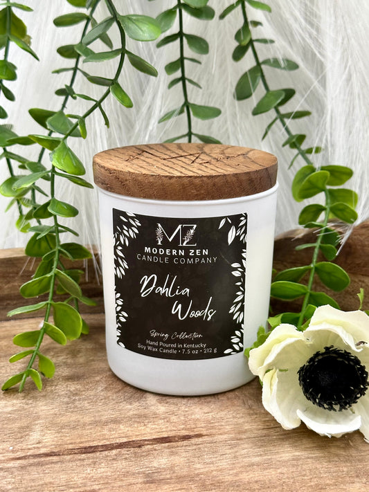 Dahlia Woods Soy Candle