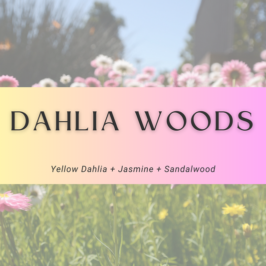 Dahlia Woods Crackling Wood Wick Candle