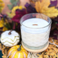 Pumpkin Spice Delight Wood Wick Soy Candle – Cozy Fall Scented Candle with Crackling Burn