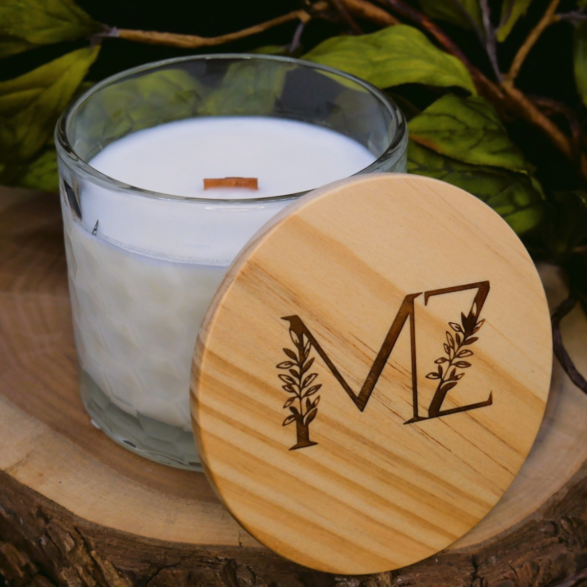 Pineapple Sage + Coconut Wood Wick Soy Candle