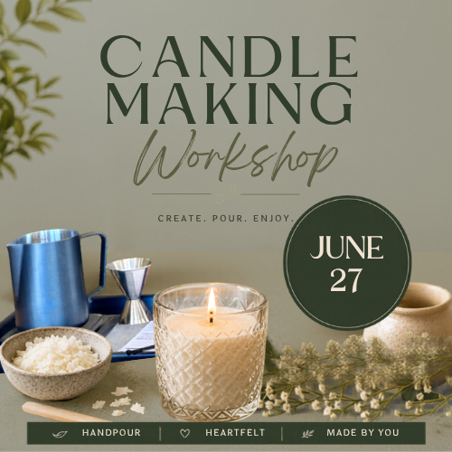 Candle Making Workshop — June 27 at 1:00 PM