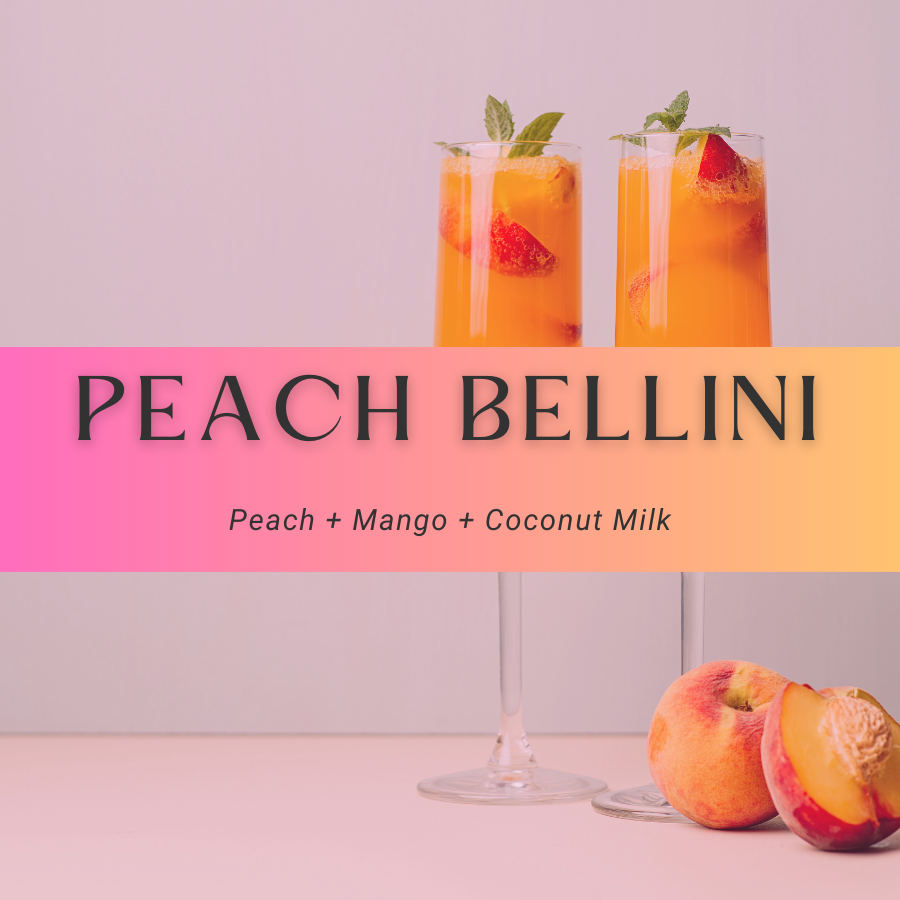Peach Bellini Wood Wick Candle