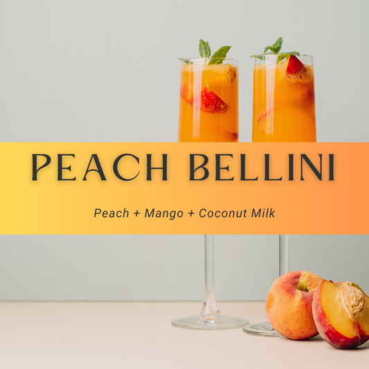 Peach Bellini Wood Wick Candle