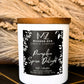 Hand Poured Black or White Cotton Wick Soy Candles - 7.5 oz