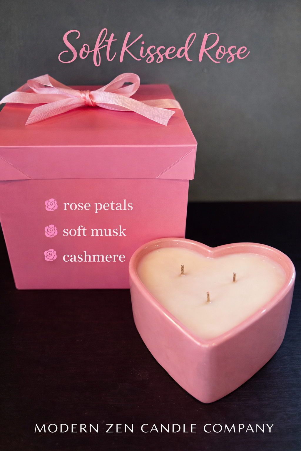 Modern Romance Heart Candle – Limited Edition