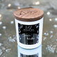 Hand Poured Black or White Cotton Wick Soy Candles - 7.5 oz