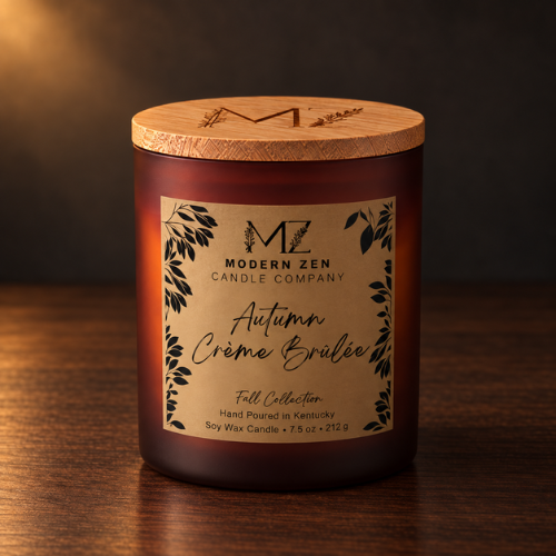 Autumn Crème Brulee Soy Candle