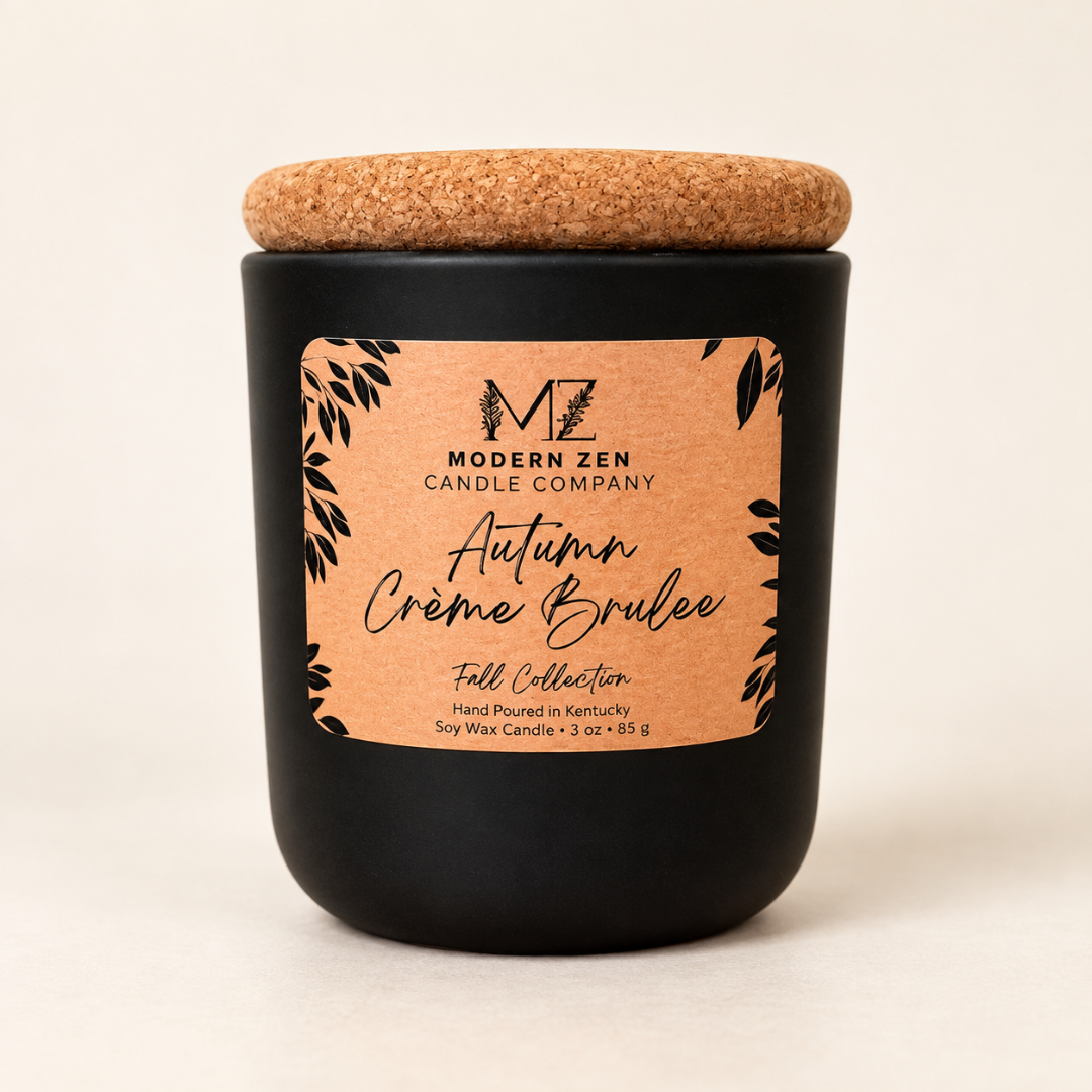 Autumn Creme Brulee Mini Candle