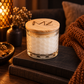 Bourbon Evening Glow Modern Hex Wood Wick Soy Candle