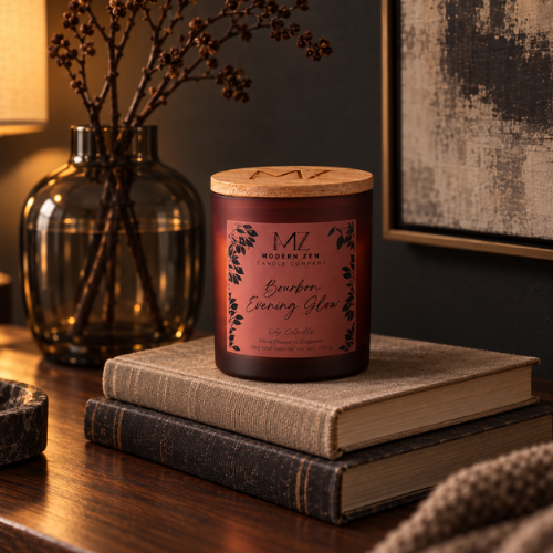 Bourbon Evening Glow Soy Candle