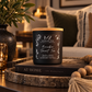 Bourbon Sweet Tea candle styled as modern home decor
