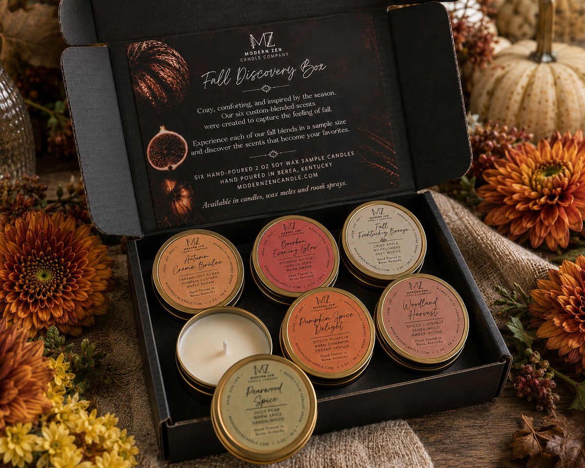Fall Discovery Box Candle Sampler Set