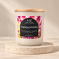 Dahlia Woods Soy Candle with Crackling Wood Wick