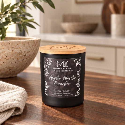 Apple Maple Bourbon Soy Candle – 7.5 oz