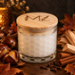Woodland Harvest Modern Hex Wood Wick Soy Candle