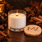 Woodland Harvest Modern Hex Wood Wick Soy Candle