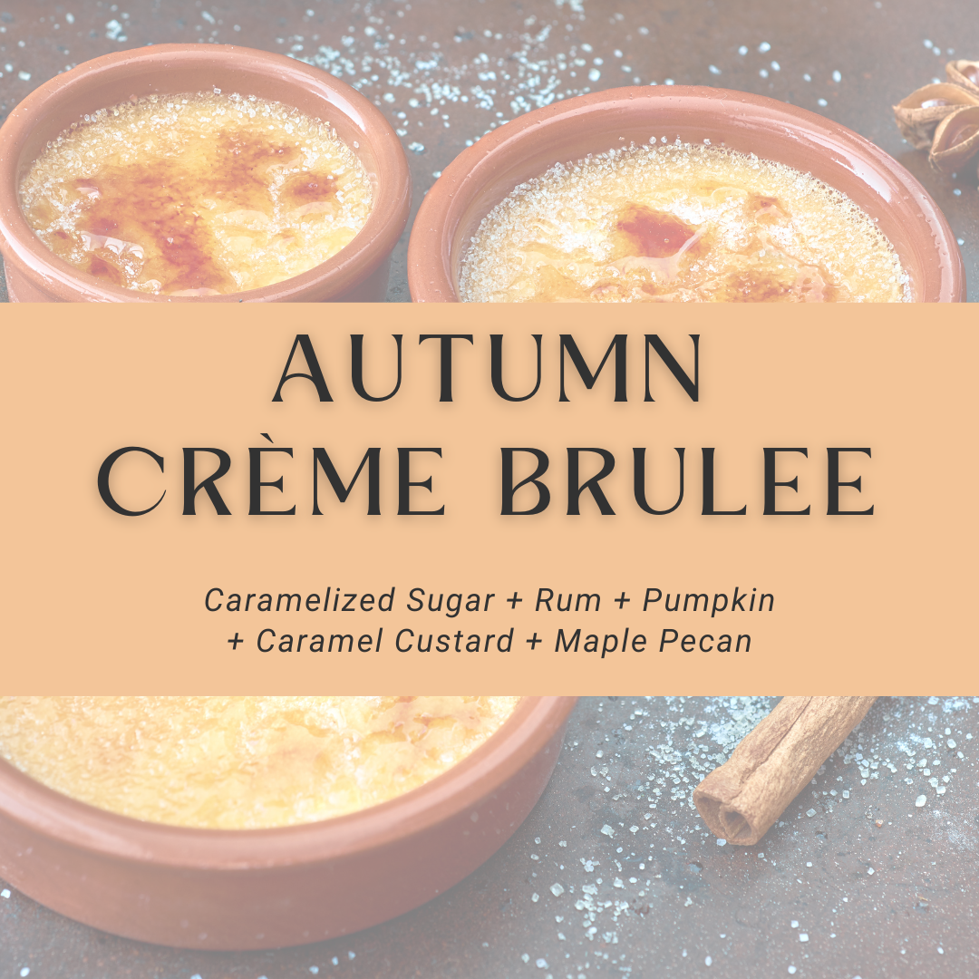 Autumn Crème Brulee Mini Candle – 3 oz | Limited Edition Fall Scent