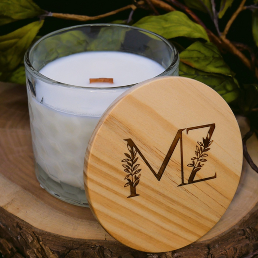 Lavender Vanilla Wood Wick Candle