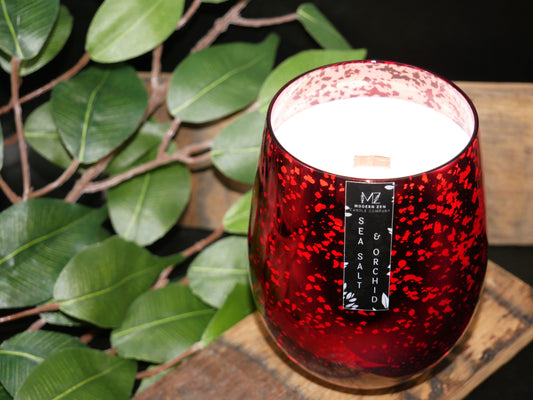 Vanilla Maple Toddy Red Candle