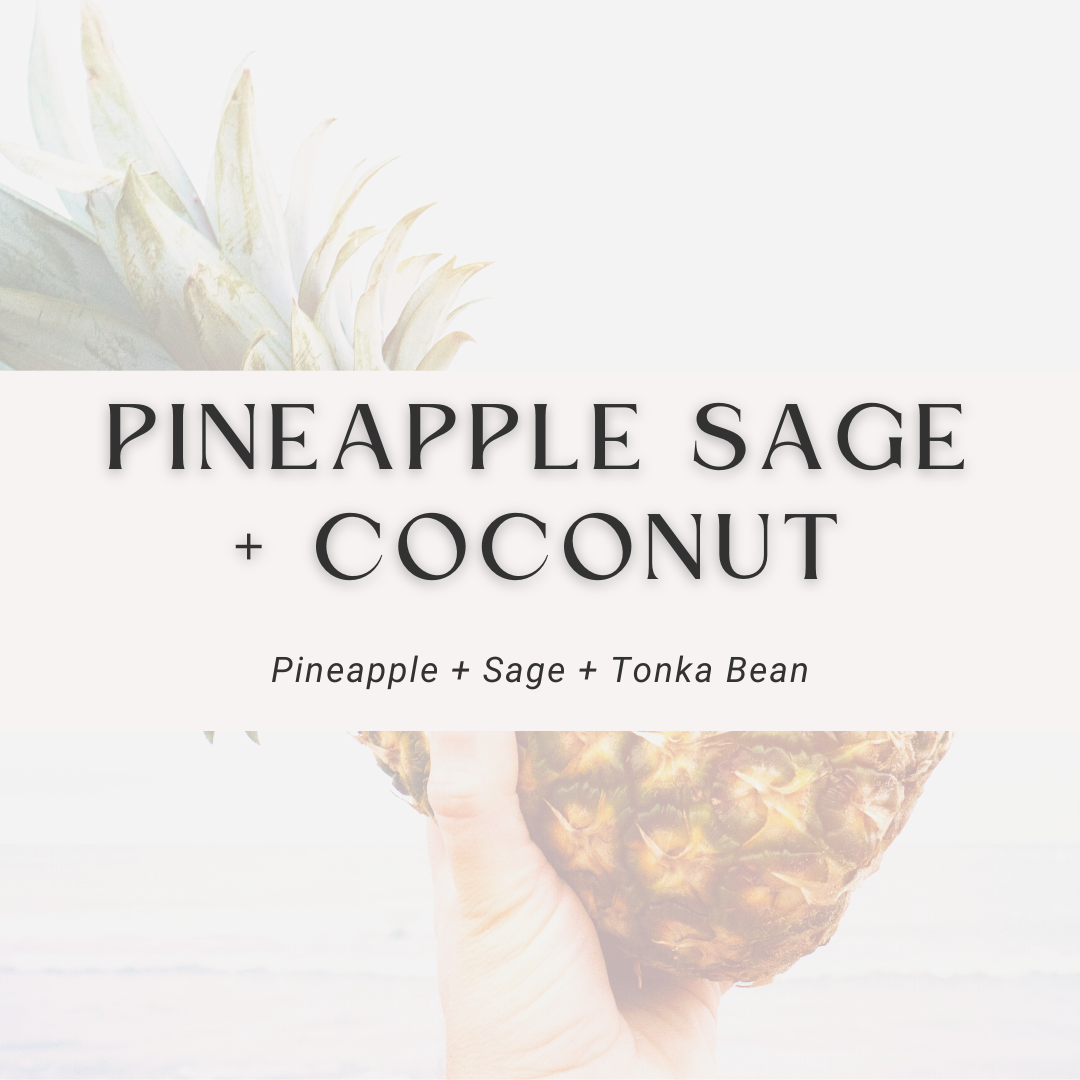 Pineapple Sage + Coconut Designer Soy Melts