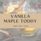 Vanilla Maple Toddy Wood Wick Candle